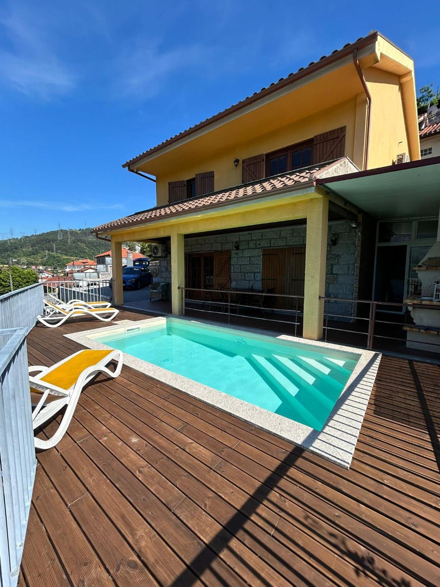 Casa Amarela Da Canicada Vieira do Minho Dış mekan fotoğraf